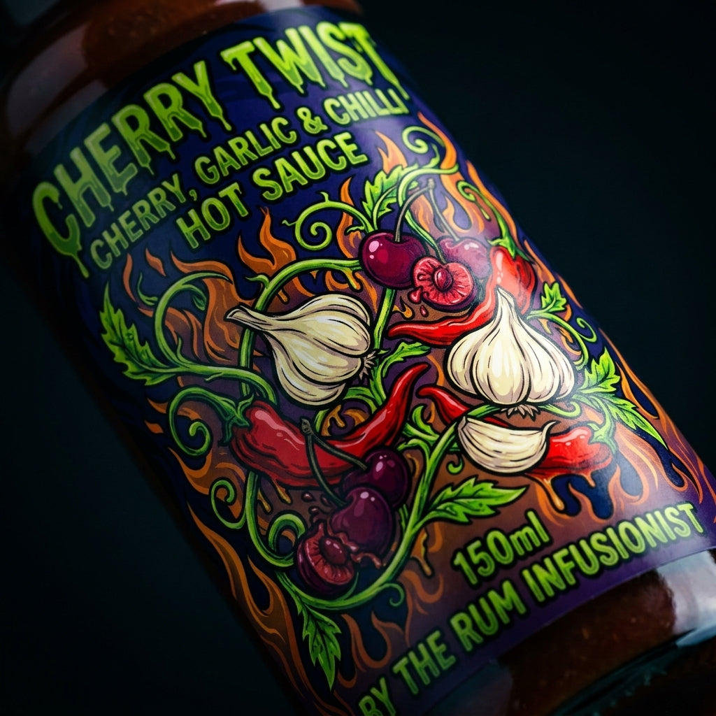 Cherry Twist Cherry, Garlic & Chilli Hot Sauce — shot 3