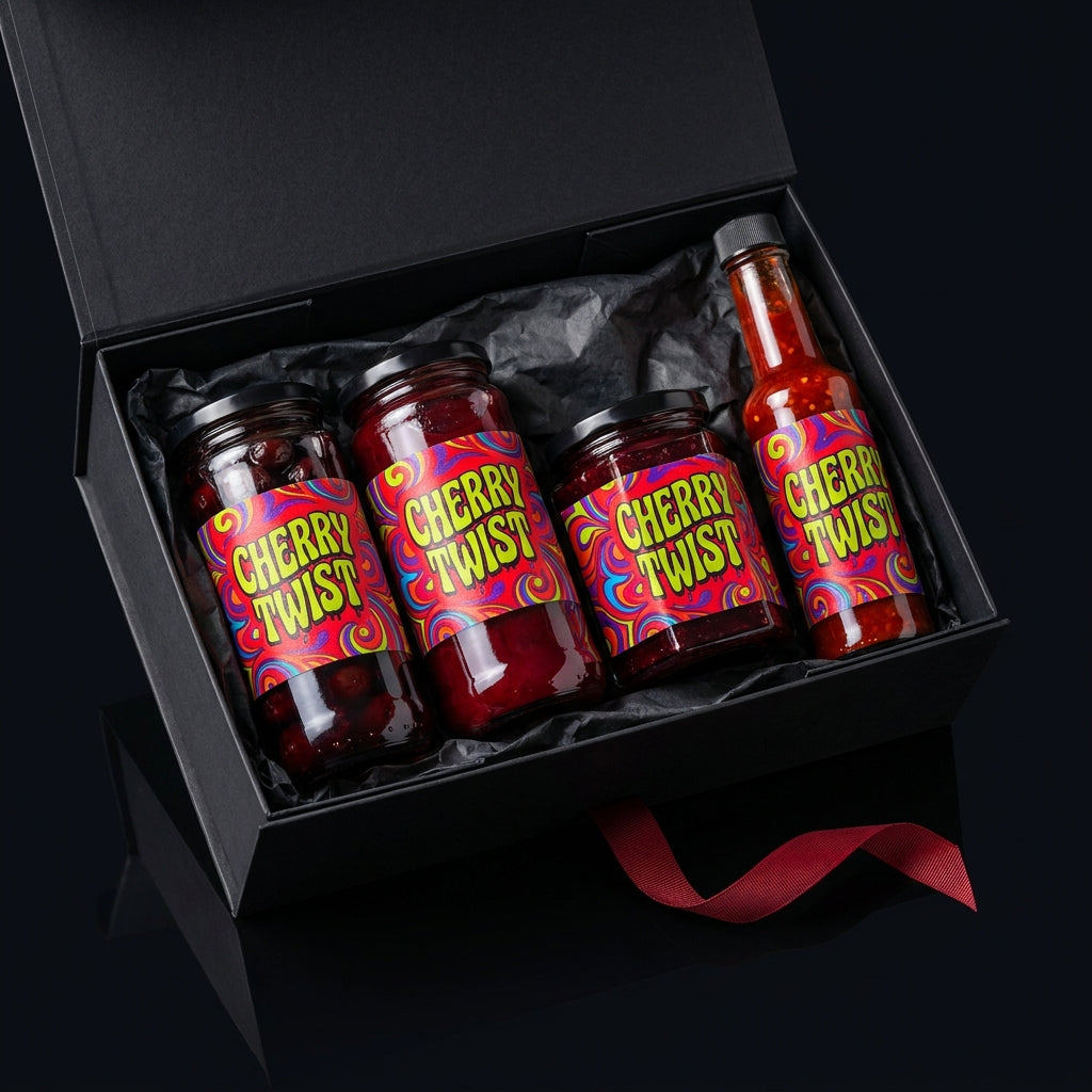 Cherry Twist The Larder Box gift set