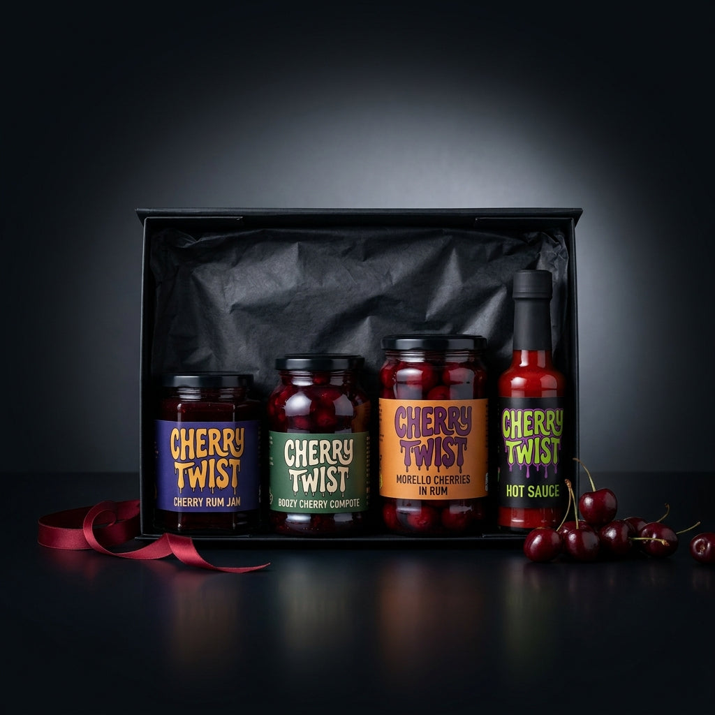 Cherry Twist The Larder Box gift set